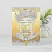 Egyptische Bling Sweet 16 Quince uitnodigingen (Staand voorkant)