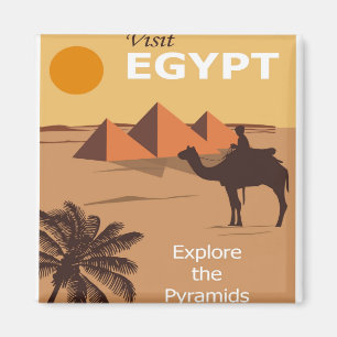 Egyptische Caïro brengt bezoek aan de piramides Magneet