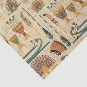 Egyptische Collage Papyrus Tissuepapier (Detail)