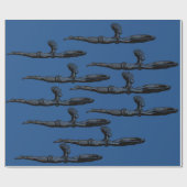 Egyptische damestapel cadeaupapier (Vlak)