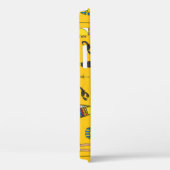 Egyptische elementen, Anubis, piramides patroon. Case-Mate iPhone Case (Achterkant / Rechts)