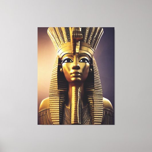 Egyptische Farao Canvas Print Canvas (Voorkant)
