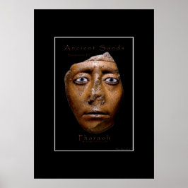 Egyptische Farao Face Art Poster