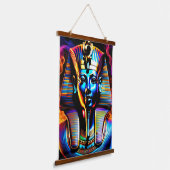 Egyptische Farao Hangend Wandkleed (Gebogen)