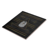 Egyptische Farao Hieroglyphs Tegeltje (Zijkant)