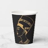 Egyptische farao kunst papieren koffiekopjes bekers (Achterkant)