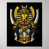 Egyptische Farao Tutankhamun Ancient King Tut Poster (Voorkant)