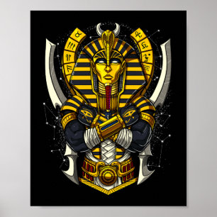 Egyptische Farao Tutankhamun Ancient King Tut Poster