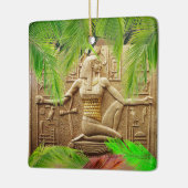 Egyptische feestdag keramisch ornament (Links)