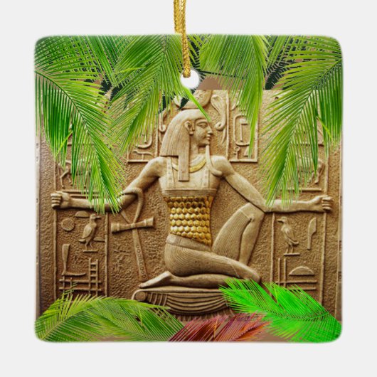 Egyptische feestdag keramisch ornament (Voorkant)