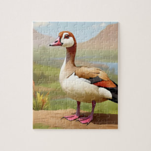 Egyptische Gans door water Legpuzzel
