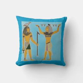 Egyptische geb & Shu Earth & Air Kussen