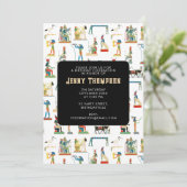  Egyptische geboortedag in Egypte Kaart (Staand voorkant)