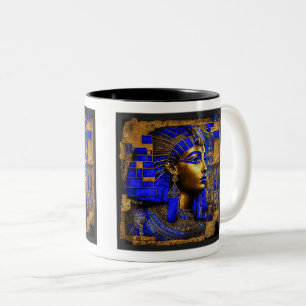 Egyptische geheimen Two-Tone Mok, 11 oz Tweekleurige Koffiemok
