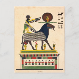 Egyptische god Amun-Ra Briefkaart