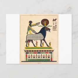 Egyptische god Amun-Ra Briefkaart