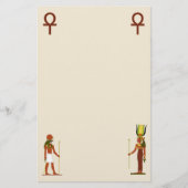 Egyptische God en godin Briefpapier (Voorkant)