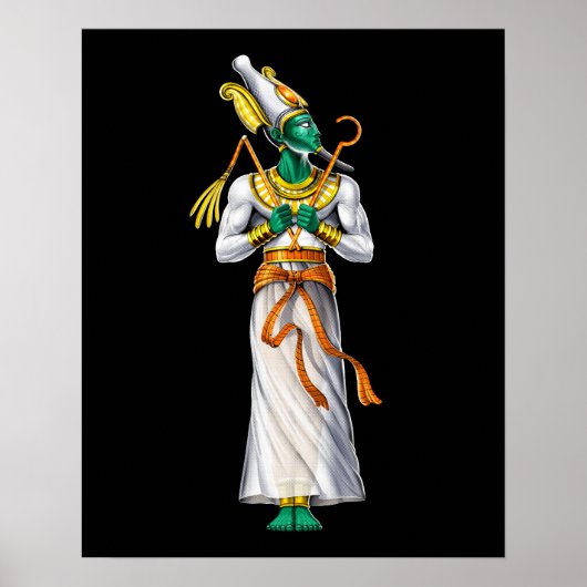 Egyptische God Osiris Poster (Voorkant)