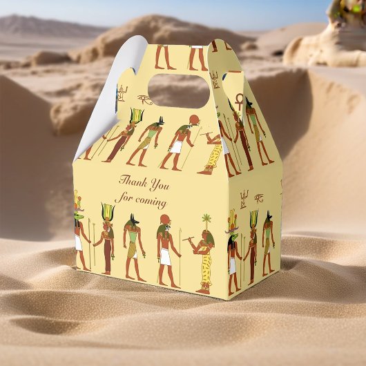Egyptische goden en goden bedankdoosjes