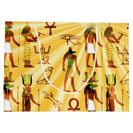 Egyptische goden en goden groot cadeauzakje (Achterkant)