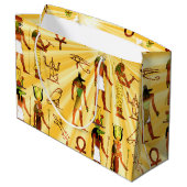 Egyptische goden en goden groot cadeauzakje (Achterkant Gekanteld)