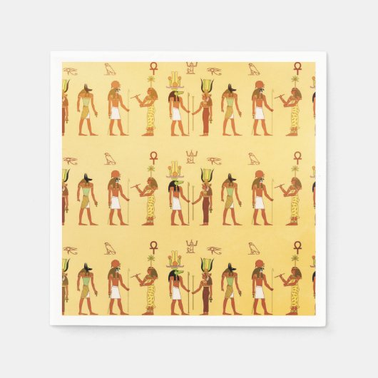 Egyptische goden en goden servet (Voorkant)