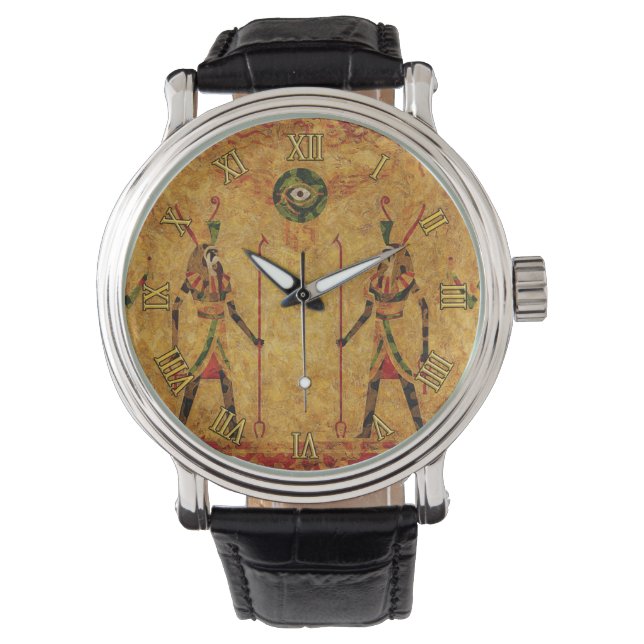Egyptische goden horloge (Voorkant)