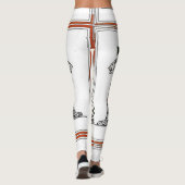 Egyptische goden Leggings vrouwen (Achterkant)