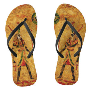 Egyptische goden teenslippers