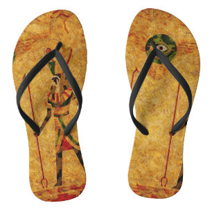 Egyptische goden teenslippers