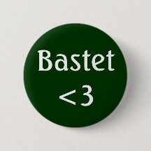 Egyptische godin - badge voor de bastetliefde