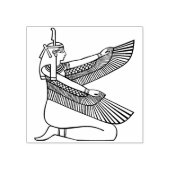 Egyptische godin kunststempel 	rubberstempel (Afrduk)