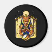 Egyptische godin Lioness Sekhmet God Bastet Magneet (Voorkant)