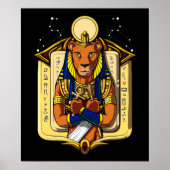 Egyptische godin Lioness Sekhmet God Bastet Poster (Voorkant)