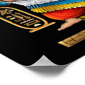 Egyptische godin Maat Isis Poster (Hoek)