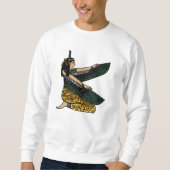 egyptische godin mannen sweatshirt (Voorkant)