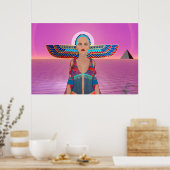 Egyptische Godin Poster (Keuken)