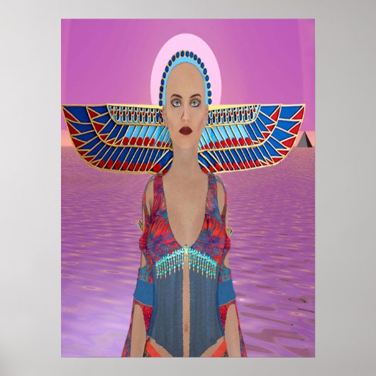 Egyptische Godin Poster (Voorkant)