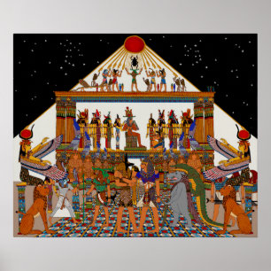EGYPTISCHE GOEDEREN NA DE FIESTA POSTER