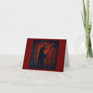 Egyptische Grim Reaper Halloween 2 Kaart