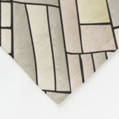 Egyptische Grote Sfinx - Mozaïekkunst Fleece Deken (Hoek)