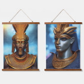 Egyptische hangende tapestry hangend wandkleed (Dubbel)