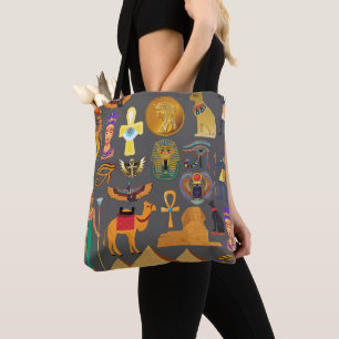 Egyptische Hiërarchie voor Symbool Patroon Draagtas
