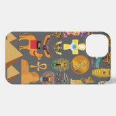 Egyptische Hiërarchie voor Symbool Patroon iPhone Hoesje (Achterkant horizontaal)