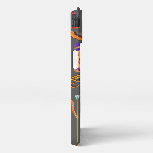 Egyptische Hiërarchie voor Symbool Patroon iPhone Hoesje (Rechterkant)