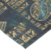 Egyptische hiërogliefen en godheden - Abalone en g Tafelkleed (Gekanteld)
