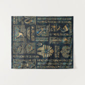 Egyptische hiërogliefen en godheden - Abalone en g Wandkleed (Voorkant (horizontaal))