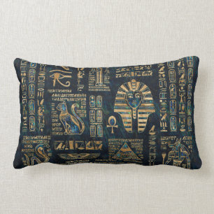 Egyptische hiërogliefen en godheden - Abalone en Kussen