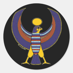 Egyptische hiërogliefen Horus Falcon Stickers #1