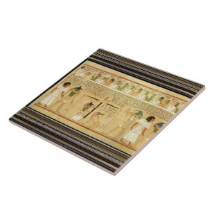 egyptische hiërogliefen-keramische Tegel Tegeltje